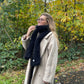 LOU SCARF - black