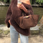 OVERSIZED OLIVIA KNIT - brown