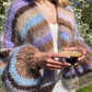ROMEE CARDIGAN - browns & pastels