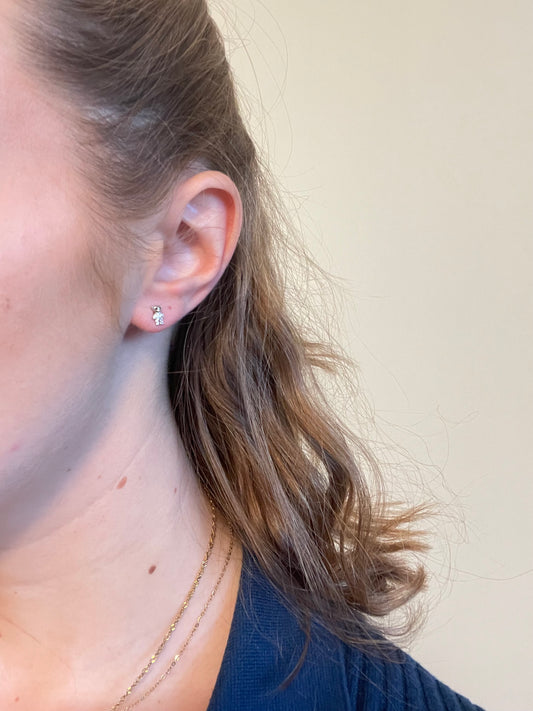Earstud 16 - Silver