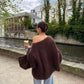 OVERSIZED OLIVIA KNIT - brown