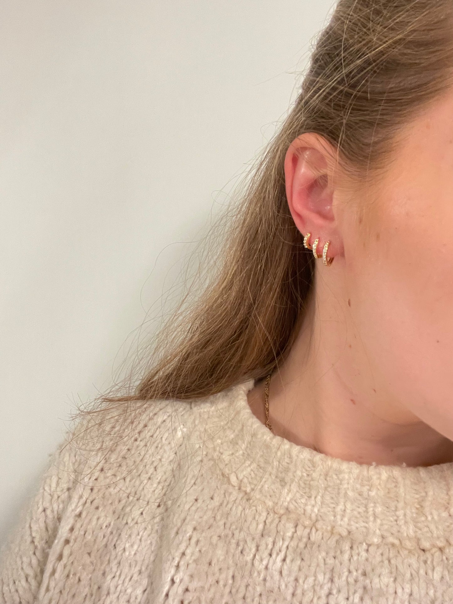 Earring Circle small - Gold